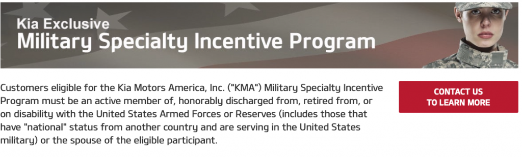 Kia Military Specials near Youngstown OH