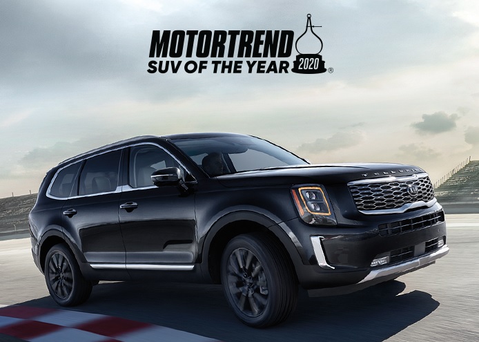 2020 Kia Telluride is MotorTrend's SUV of the Year