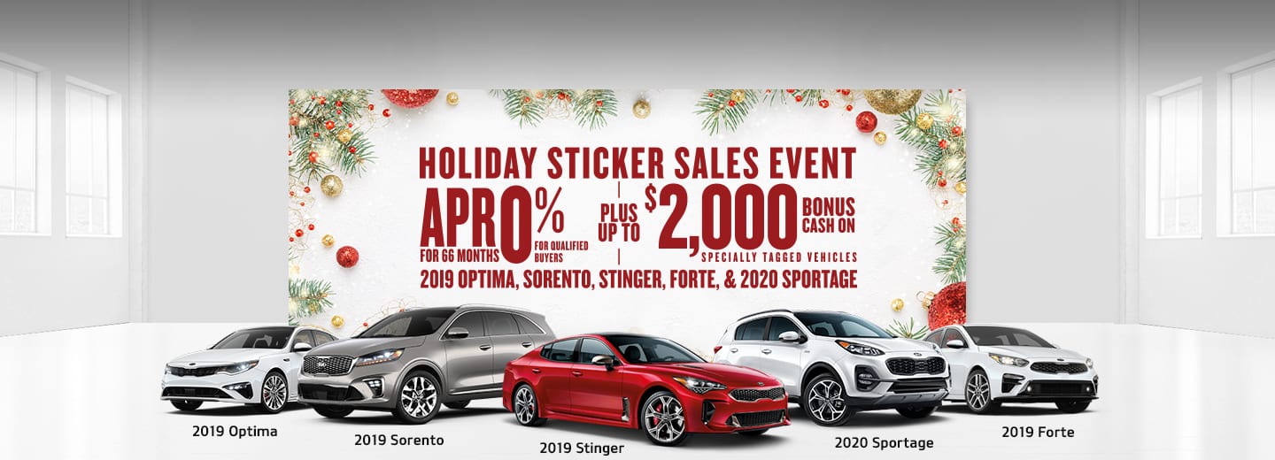 2019 Kia Holiday Sticker Sales Event in Boardman OH